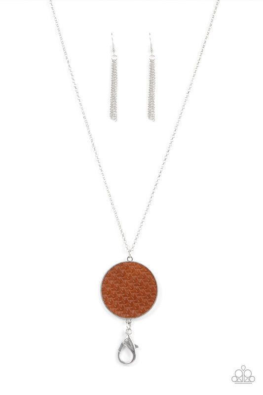 Wondrously Woven - Brown Paparazzi Necklace