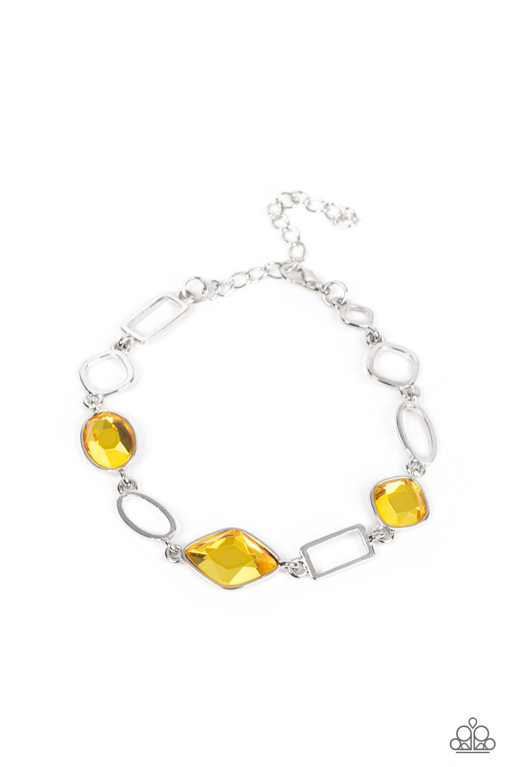 Dazzle for Days - Yellow Bracelet