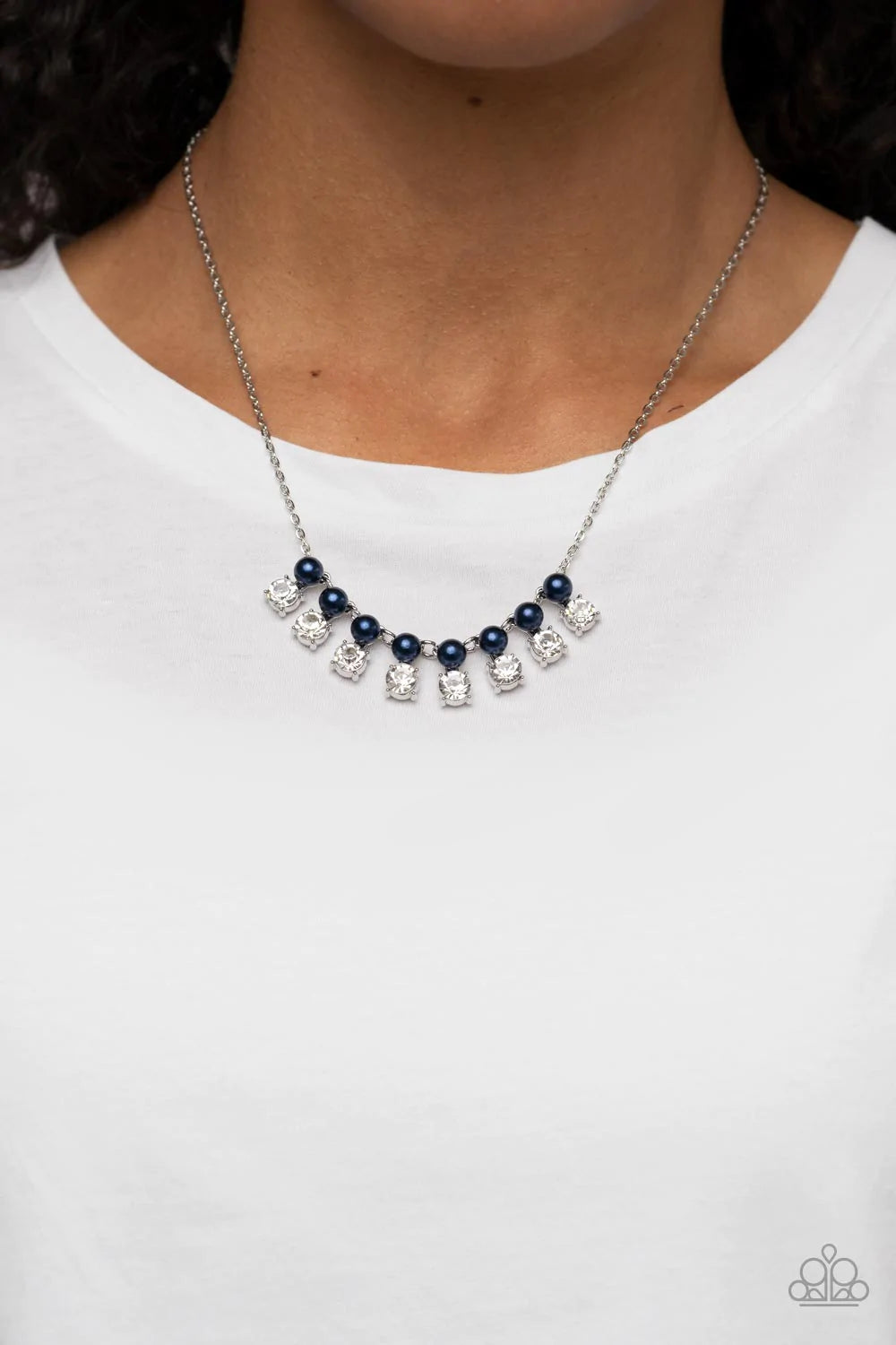 Dashingly Duchess Blue Paparazzi Necklace