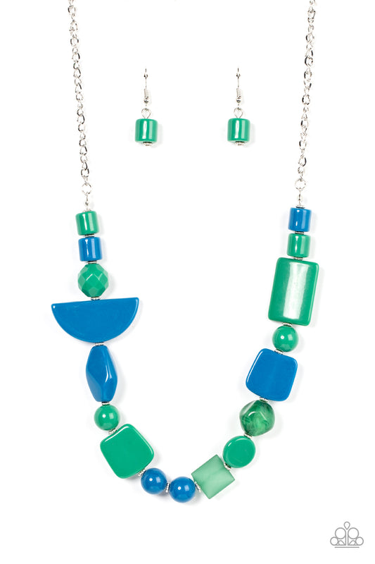 Tranquil Trendsetter - Green Paparazzi Necklace