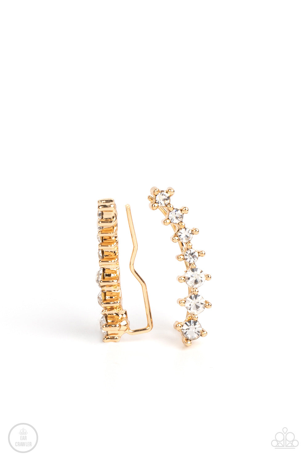 PRISMATIC and Proper - Gold Paparazzi Ear-Crawler Earrings