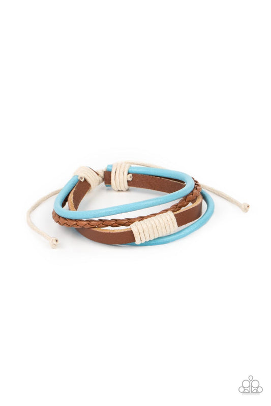 Trail Scout - Blue Paparazzi Urban Bracelet