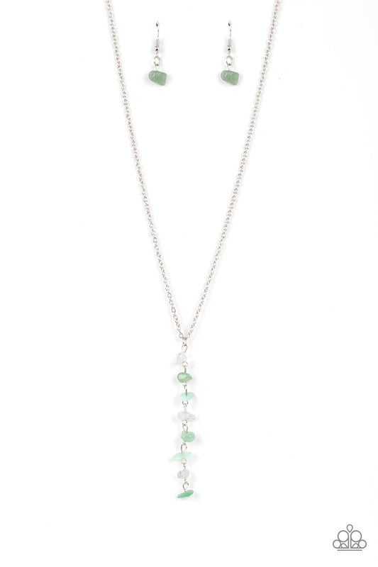 Tranquil Tidings - Green Paparazzi Necklace