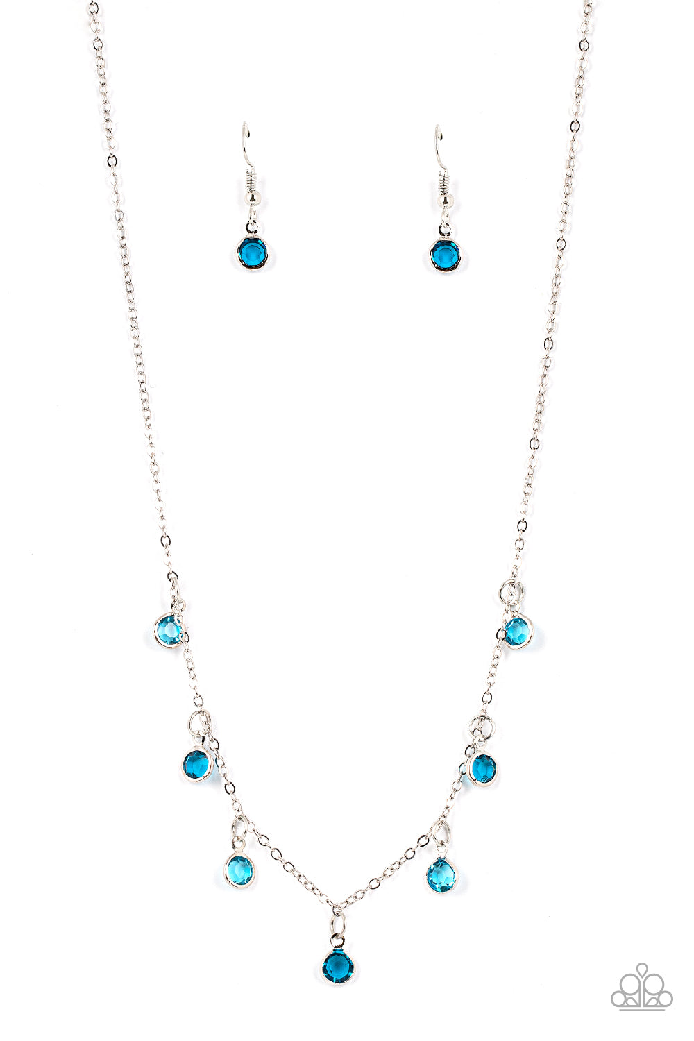 Carefree Charmer - Blue Paparazzi Necklace