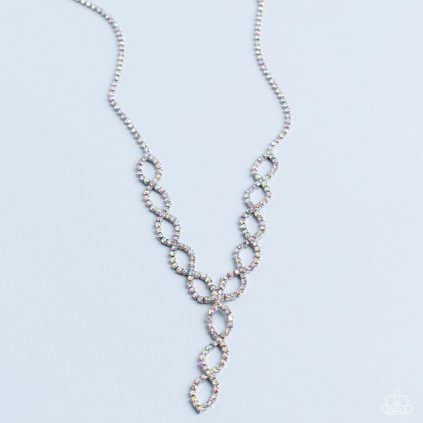 Infinitely Icy - Multi Paparazzi Life of the Party Necklace