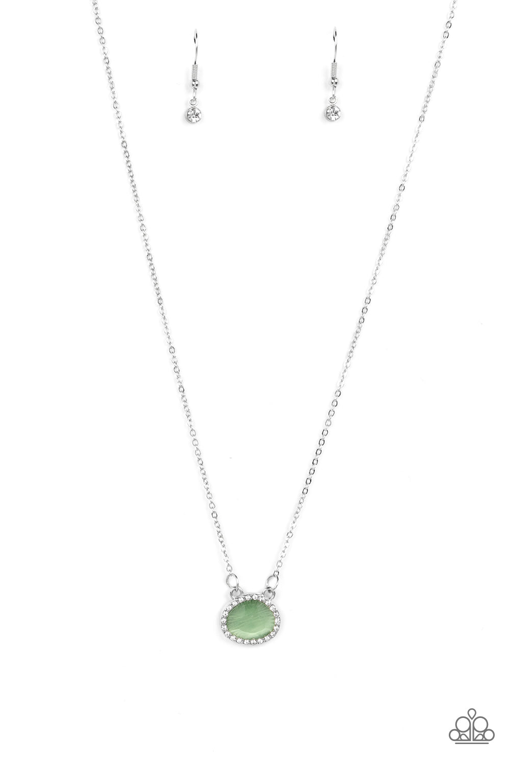 Treasure Me Always - Green Paparazzi Necklace