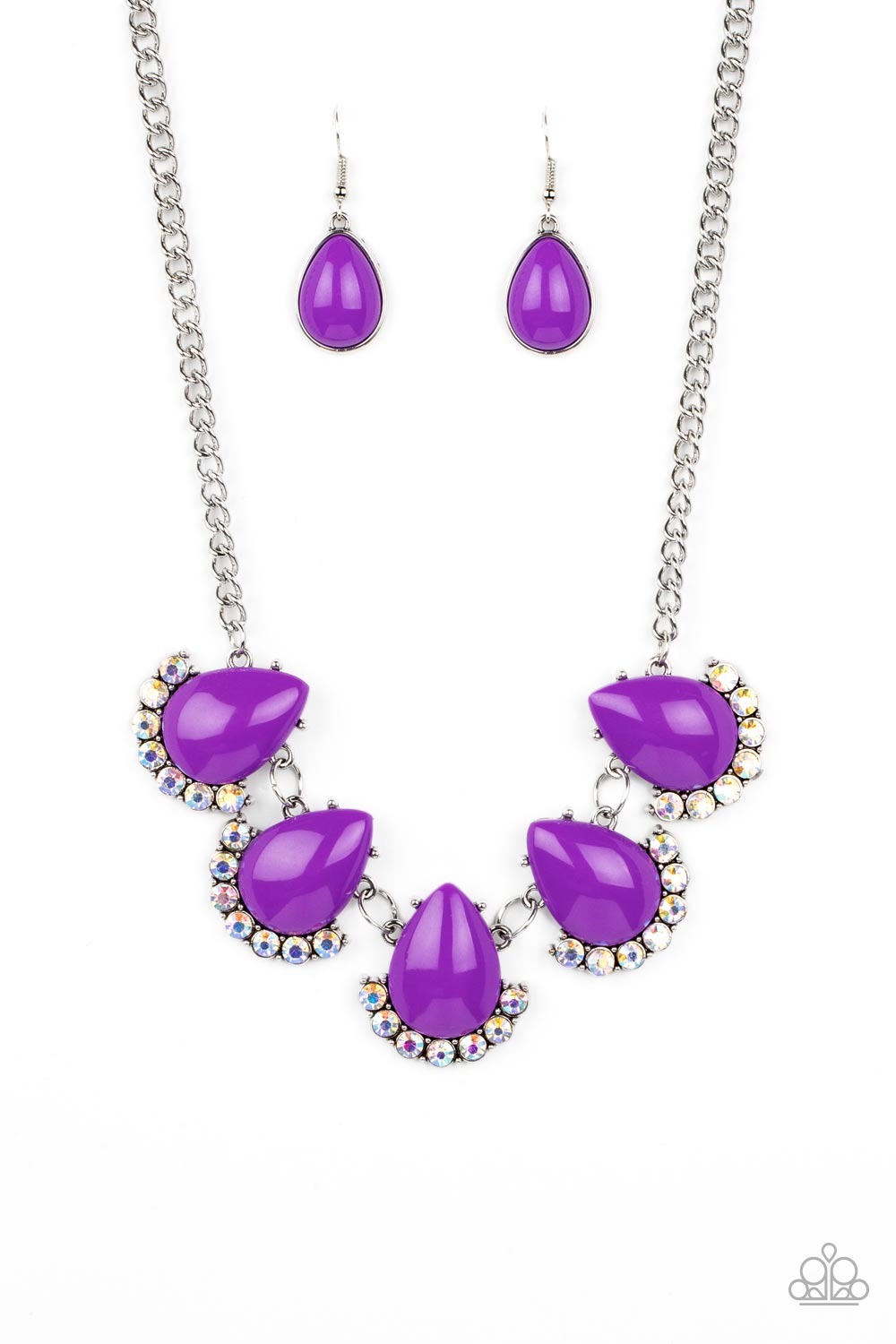 Ethereal Exaggerations - Purple Paparazzi Necklace
