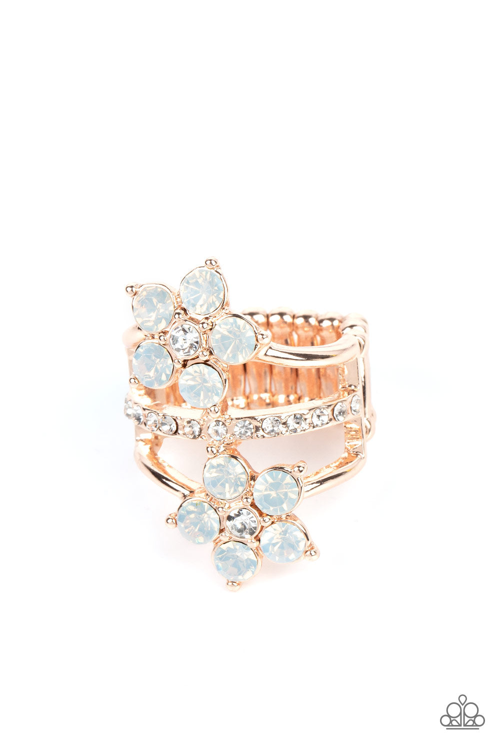 Precious Petals - Rose Gold Paparazzi Ring