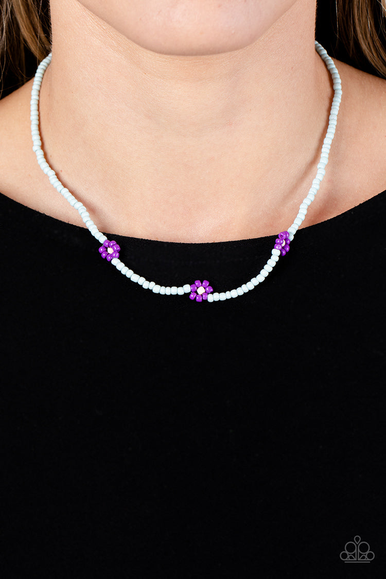Bewitching Beading - Purple Paparazzi Necklace