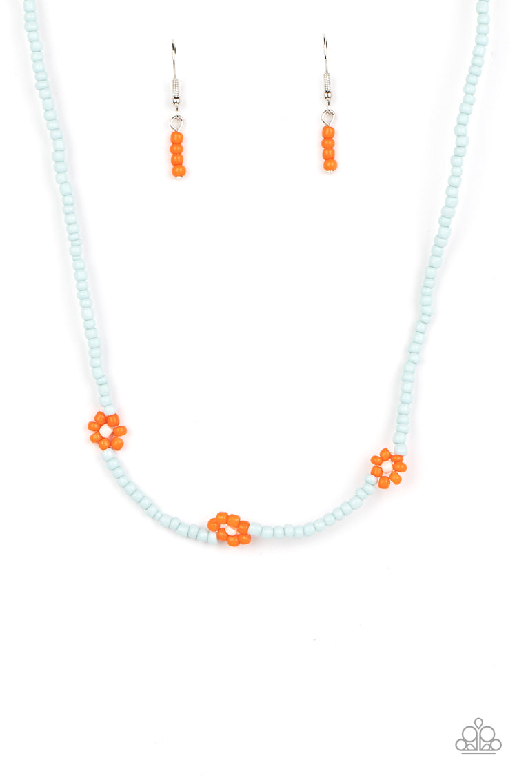 Bewitching Beading - Orange Paparazzi Necklace