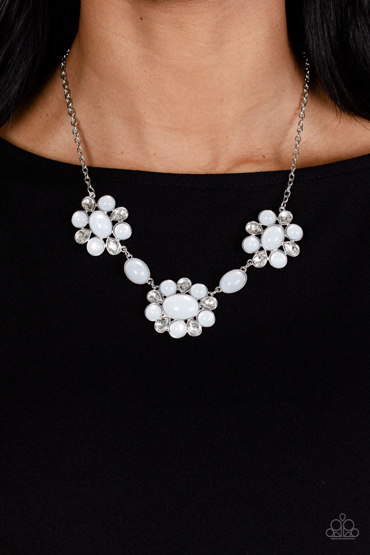 Your Chariot Awaits - White Paparazzi Necklace