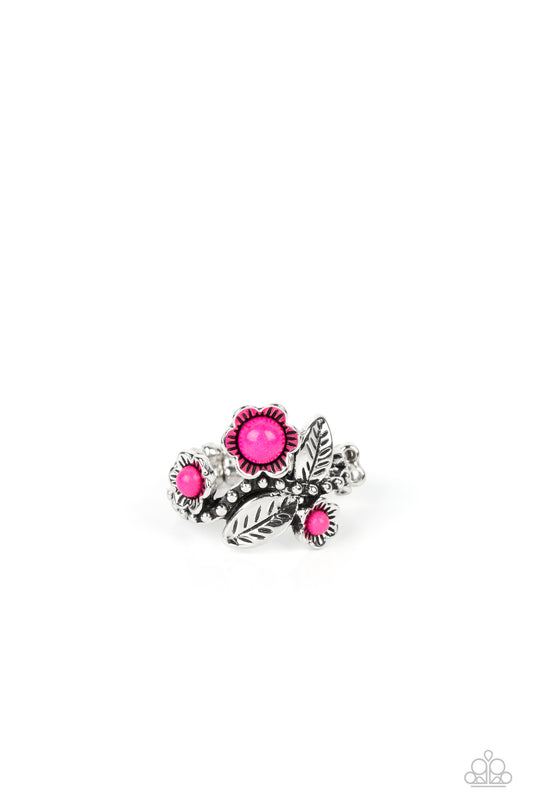 Wonderland Wildflower - Pink Paparazzi Ring