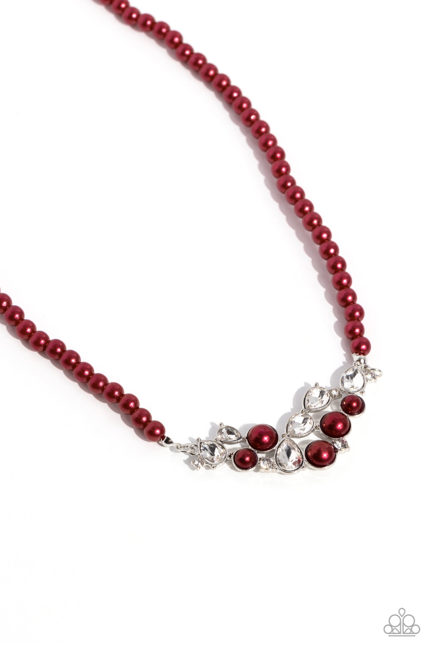 Pampered Pearls - Red Necklace