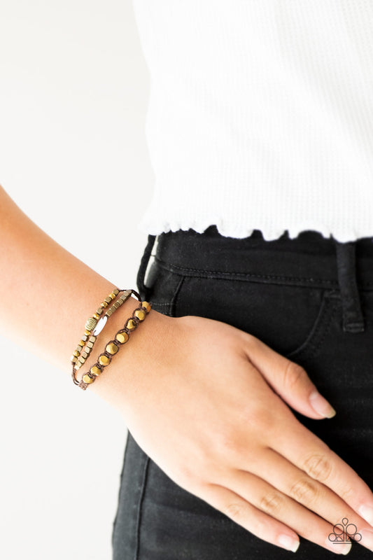 Trendy Tourist - Brass Paparazzi Bracelet