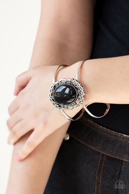 Paparazzi Vibrantly Vibrant Black Cuff Bracelet