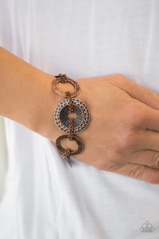 Way Wild Copper Paparazzi Bracelet