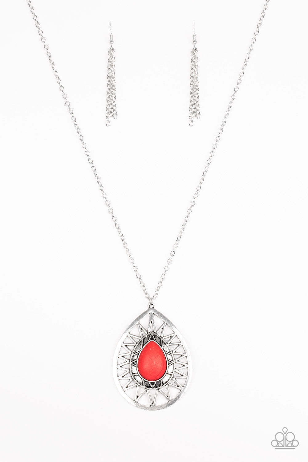 Summer Sunbeam - Red Paparazzi Necklace