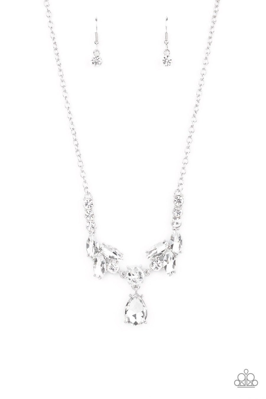 Unrivaled Sparkle White Paparazzi Necklace