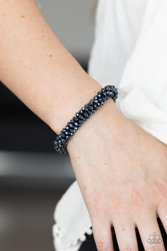 Wake Up and Sparkle Blue Paparazzi Bracelet