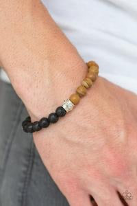 Tuned In Brown Paparazzi Urban Bracelet