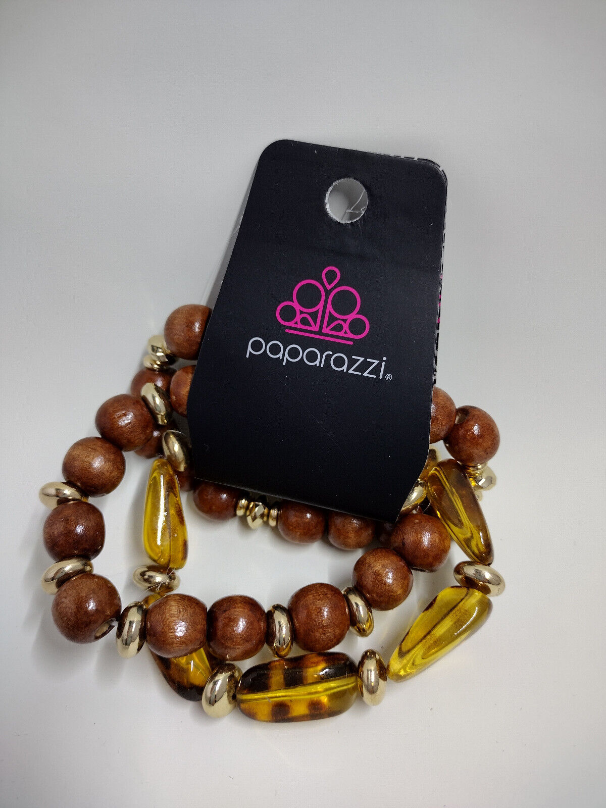 WILD-Mannered Gold Paparazzi Bracelet